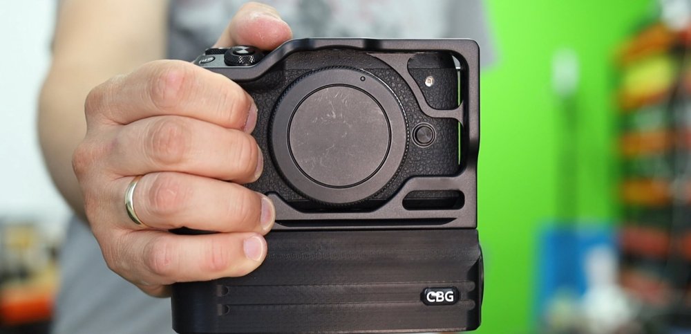Battery Add-On and Cage combo for Canon EOS M6 Mark II