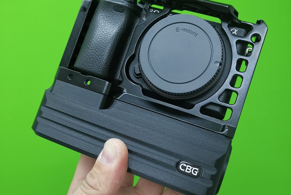 Custom Battery Grips Battery Add-On for SmallRig 1661 Cage compatible with Sony A6000 A6300 A6400 and A6500 cameras