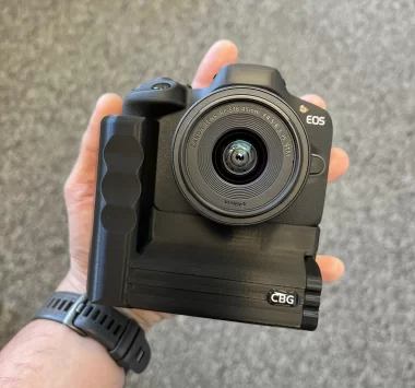 Battery Grip for Canon EOS R50 by Custom Battery Grips