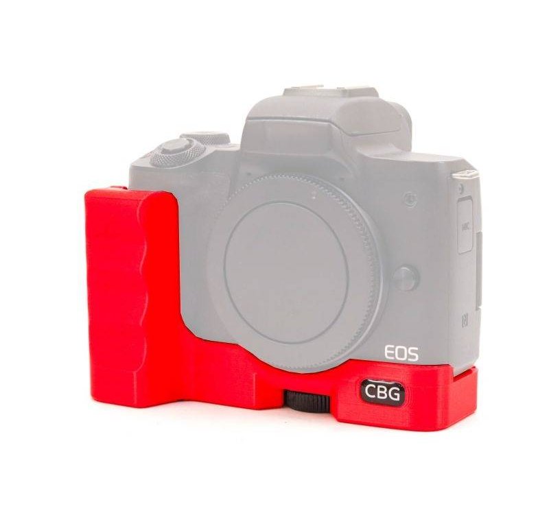 Red Extension Grip for Canon EOS M50