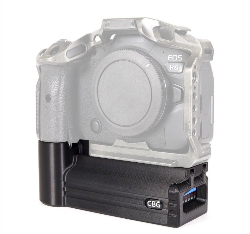 Battery Add-On for SmallRig 3233 Black Mamba Cage for Canon EOS R6 and R6 mark II