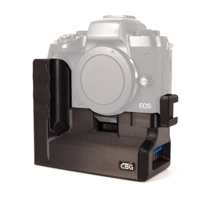 
                                    Battery Grip With Extra Cold Shoe for Canon EOS M5