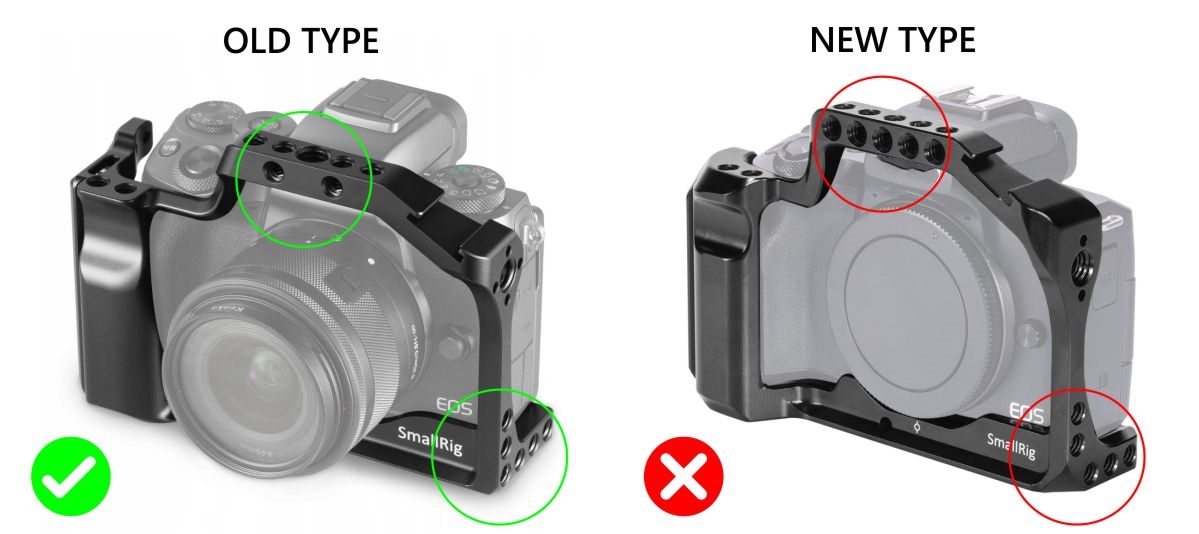 Battery for Canon M50 SmallRig Cage