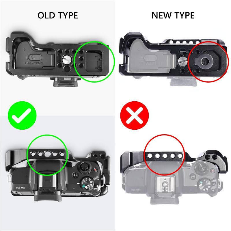 SmallRig 2168 Cage - old vs new - design change